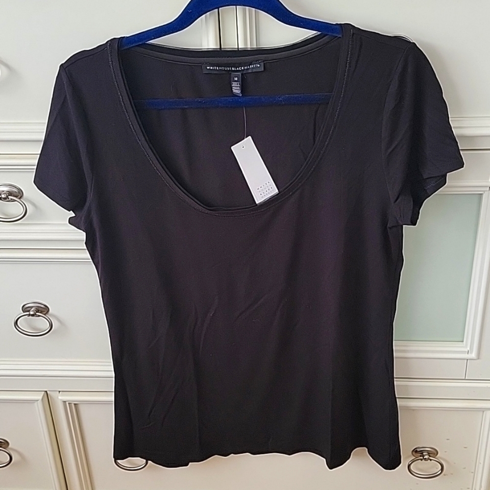 WHBM Black Top NWT!